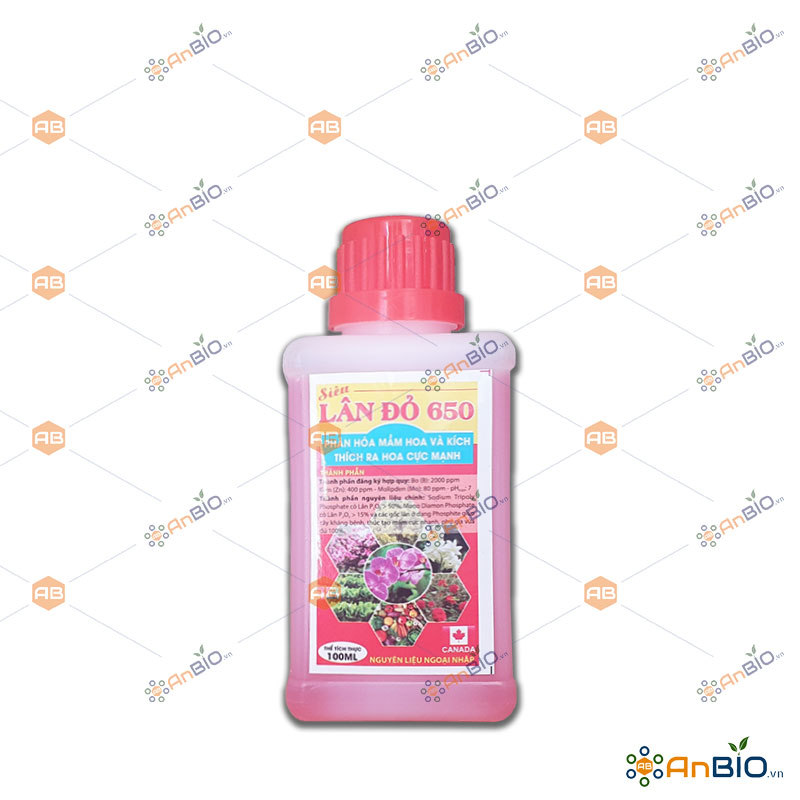 [HCM]PHÂN BÓN LÁ SIÊU LÂN ĐỎ 650 Chai 100ml - A4.1020