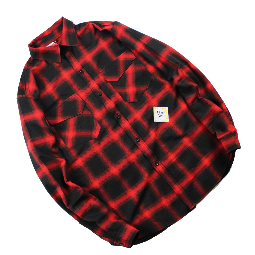 Áo sơ mi - Flannel - Ảnh thật