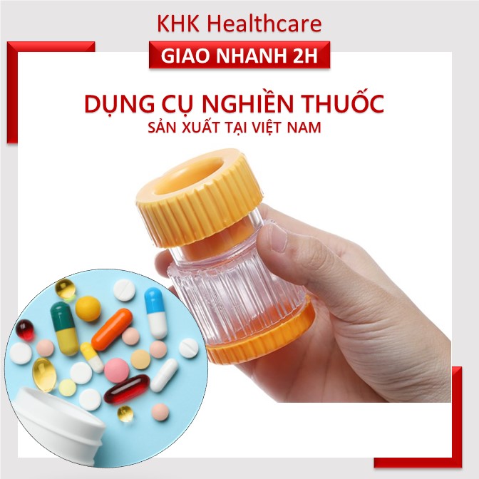 Dụng cụ nghiền thuoc cho bé tiện lợi giúp bé uống thuoc dễ dàng - KHK Healthcare