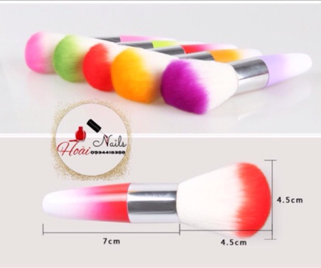 Chổi phủi nail Phụ kiện Nail (giao màu ngẫu nhiên)