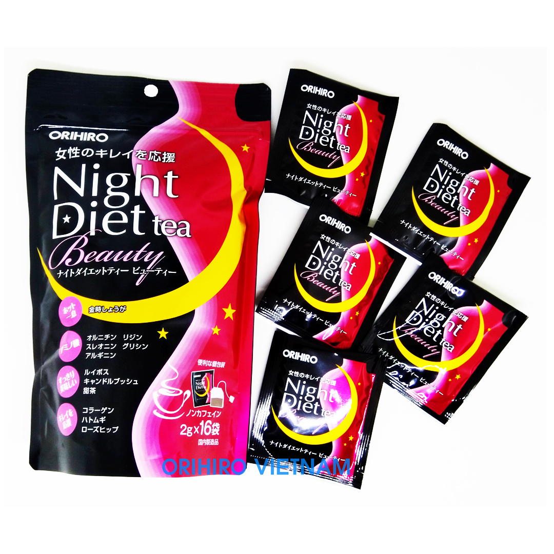 Trà Night Diet Hồng Nhật Bản 16 gói
