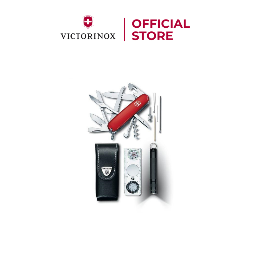 BÁO GIÁ Dao Làm Bếp Victorinox | Shopee Lazada Sendo Tiki mới nhất 26 Dao đa năng VICTORINOX Traveller Set leather pouch 1.8726 (91 mm) - Hãng phân phối chính thức