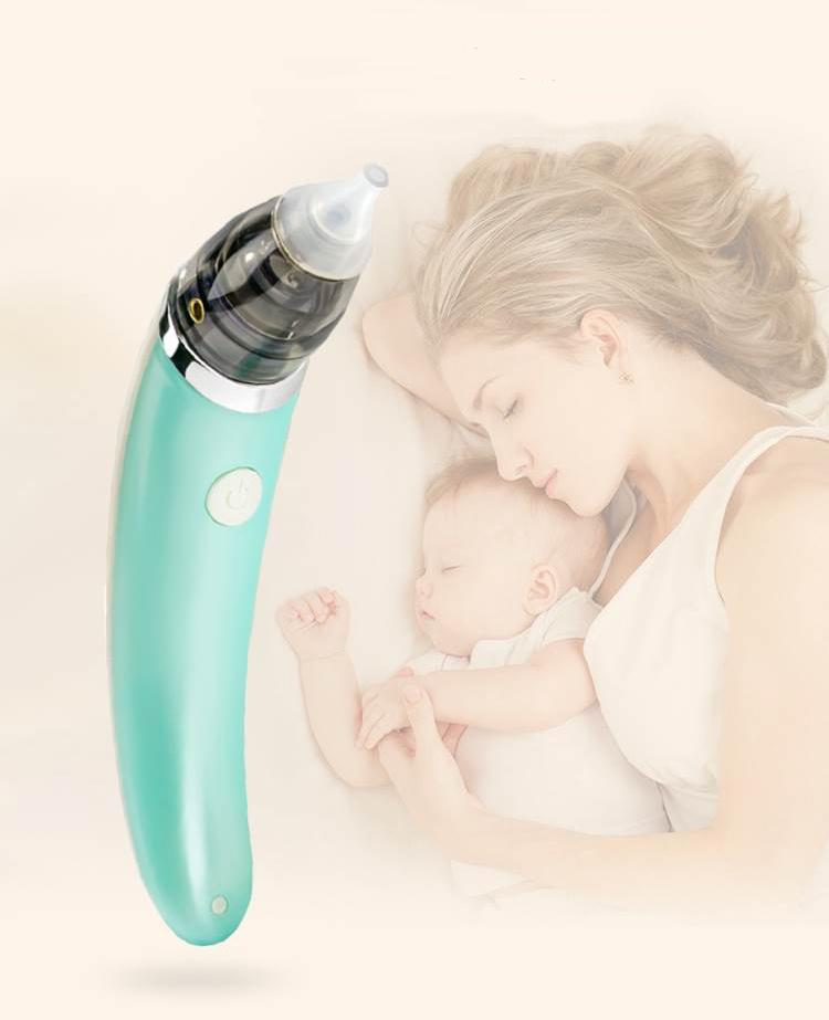 Máy Hút Mũi, Máy thông đờm trẻ em LittleeBee cao cấp ( Máy có pin sạc + tặng kèm đầu hút)