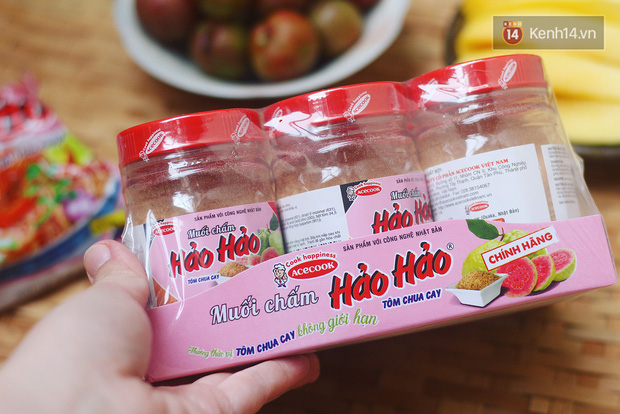 Muối chấm hảo hảo tôm chua cay hũ 120g