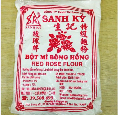 Bột mì bông hồng đỏ 1kg