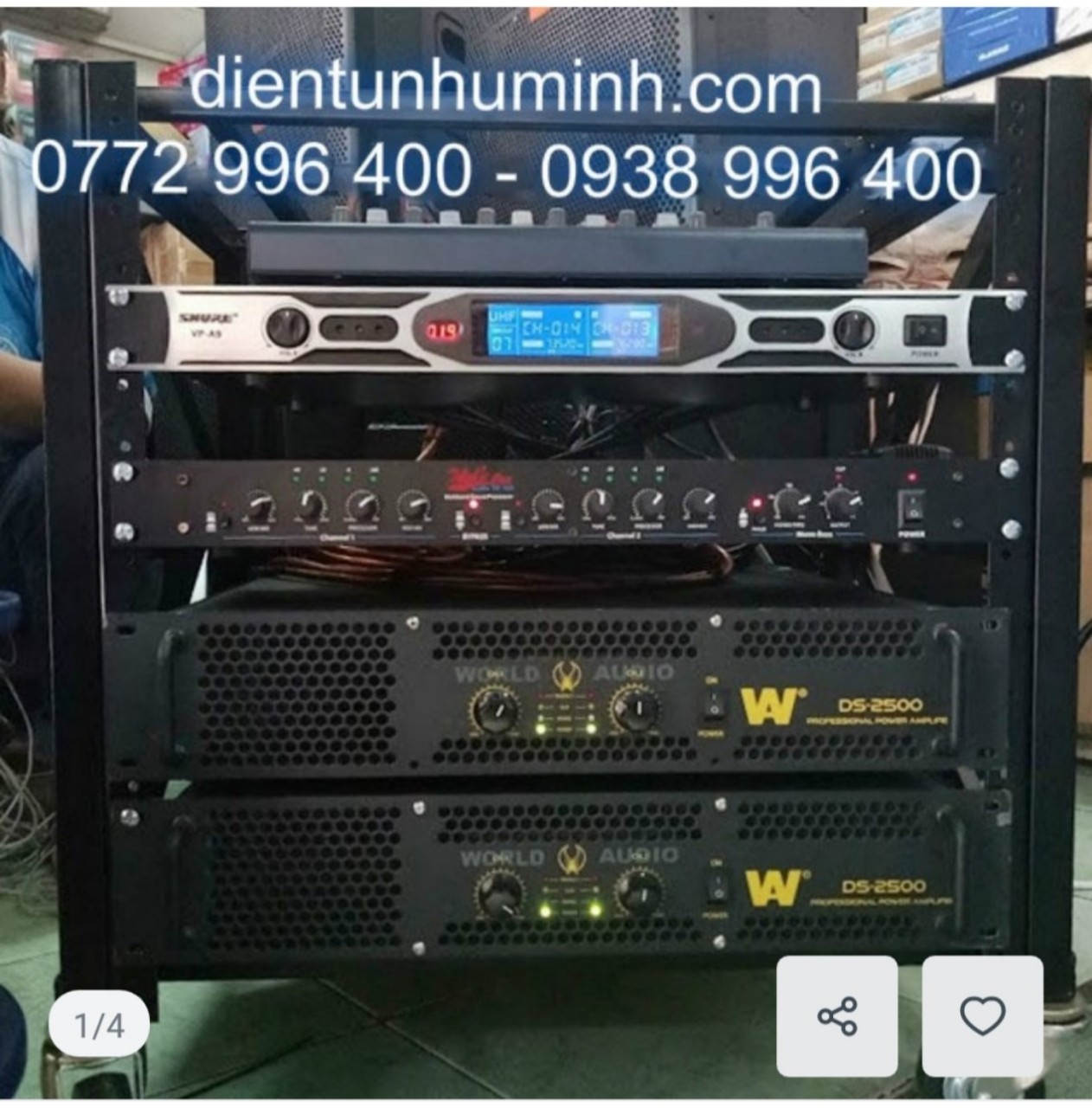 Tủ máy âm thanh Lớn - Kệ cục đẩy - Kệ công suất