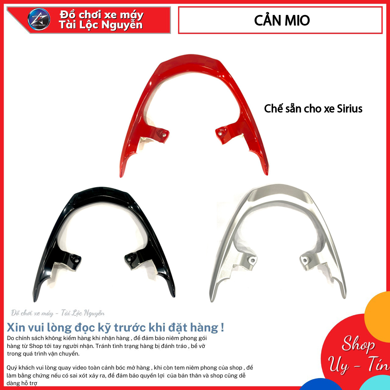 [HCM]CẢN MIO ĐÃ CHẾ CHO SIRIUS