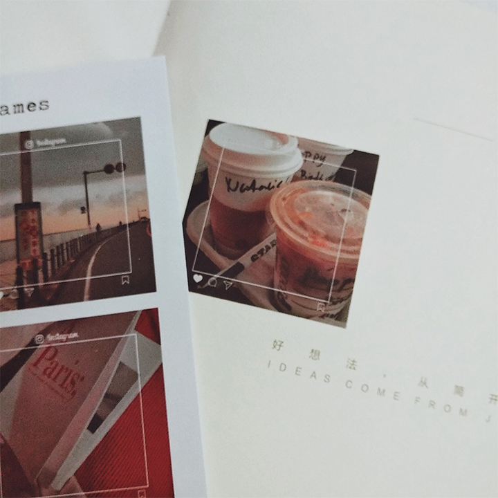 Set Sticker chủ đề Instagram Frames trang trí Bullet Journal / Planner - Case Sover