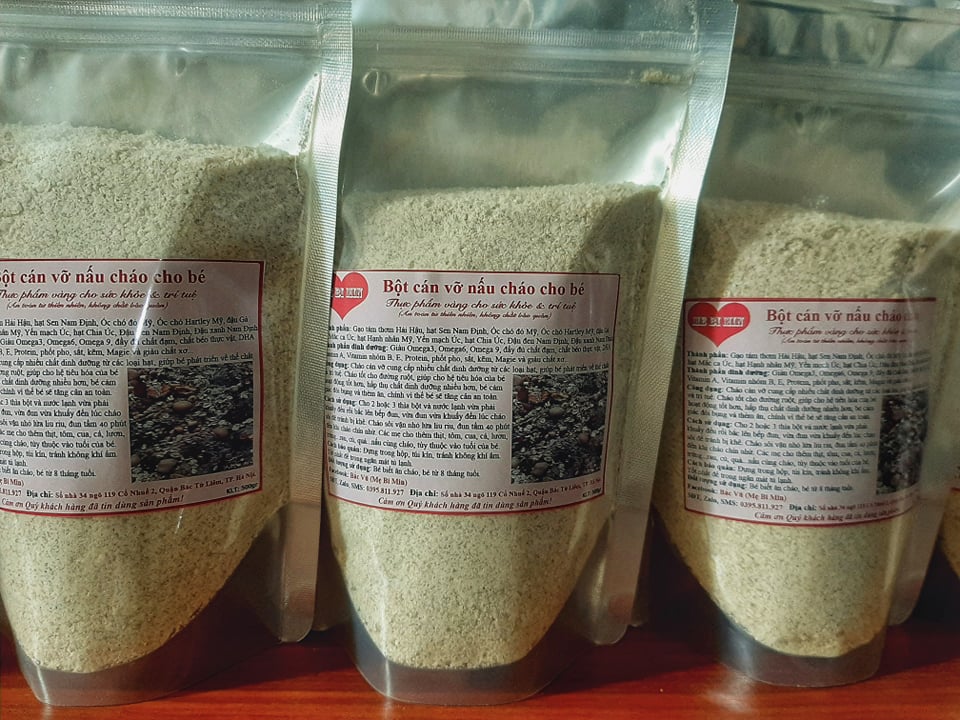 Cháo vỡ Mẹ Bi Min