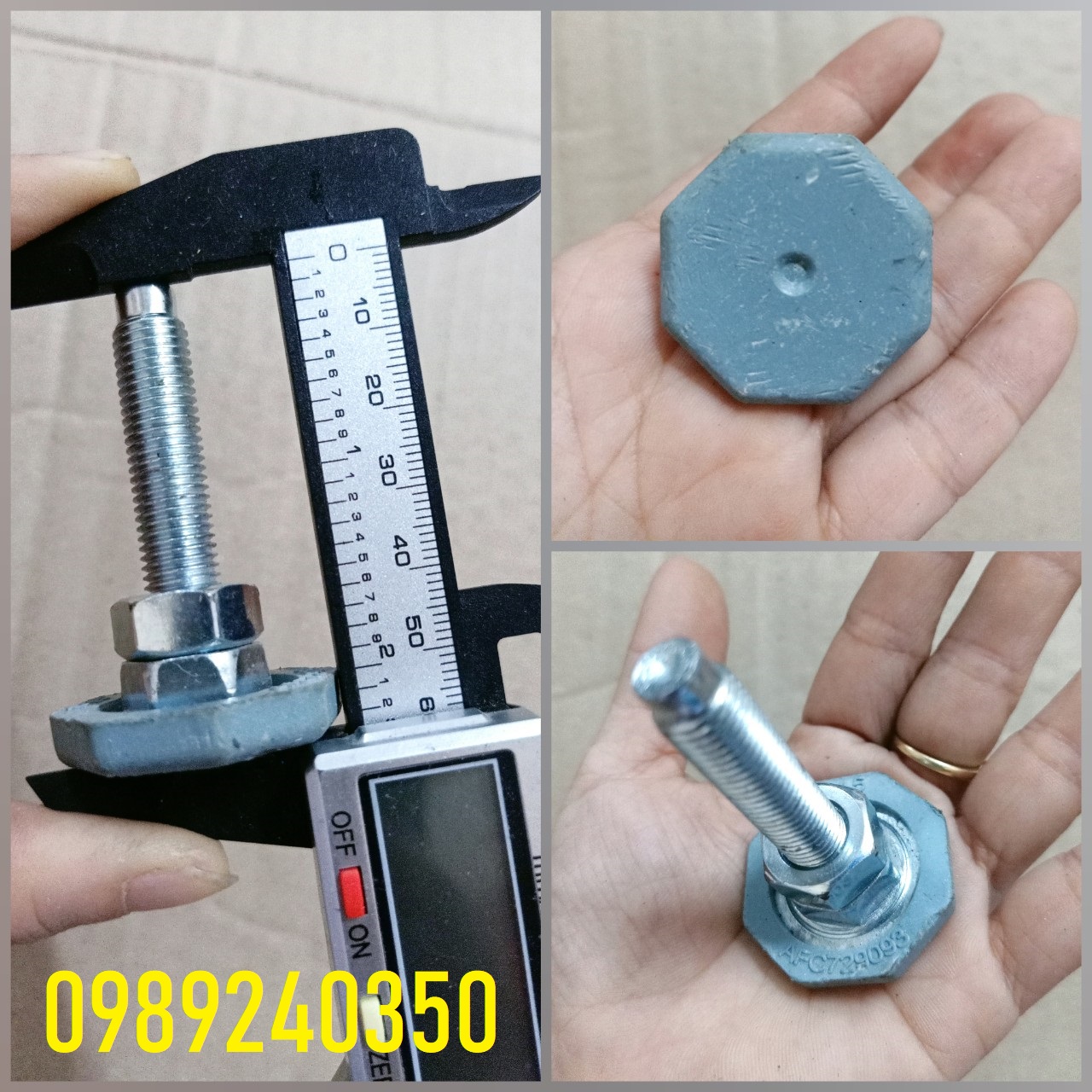 Ốc bắt chân máy giặt LG cửa trước, lồng ngang để tăng chỉnh chiều cao