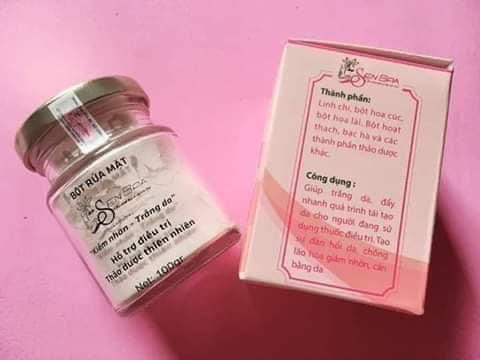 Bột Rửa Mặt Thảo Dược Kiềm Nhờn,Trắng Da Dr Sen,Senspa