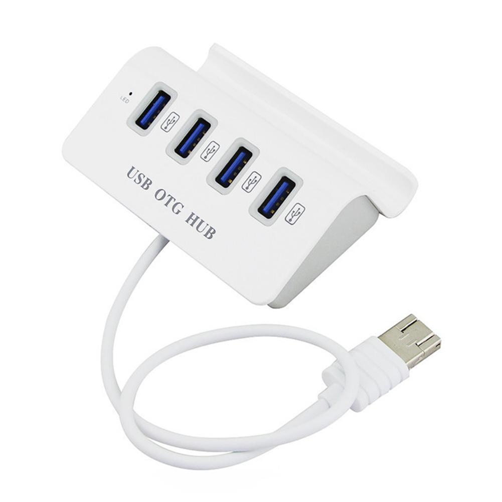 Bộ chia 4 Cổng USB OTG HUB với Dock cho điện thoại thông minh & Máy Tính