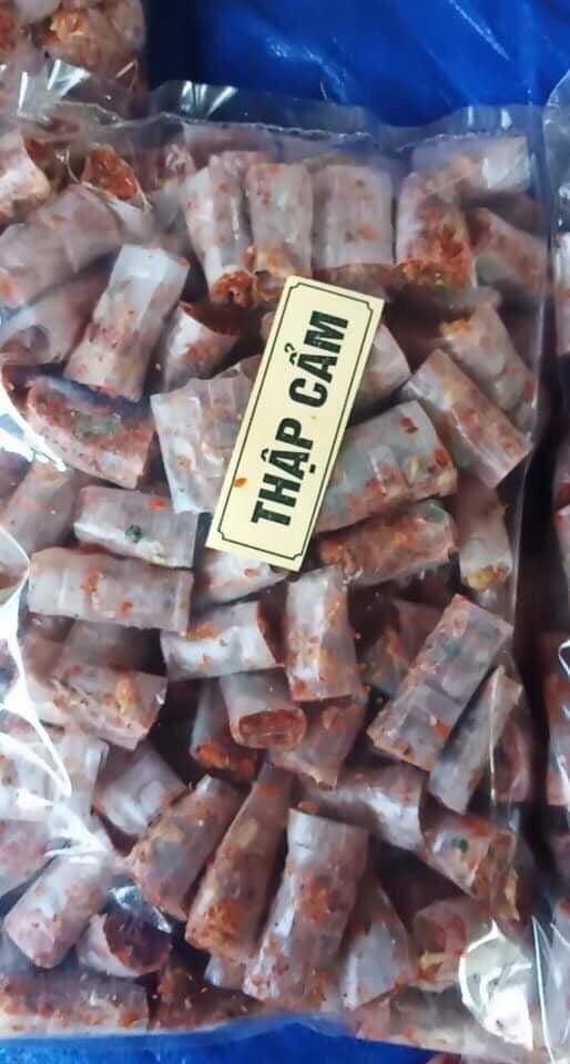 100gr Bánh tráng cuộn thập cẩm Long An