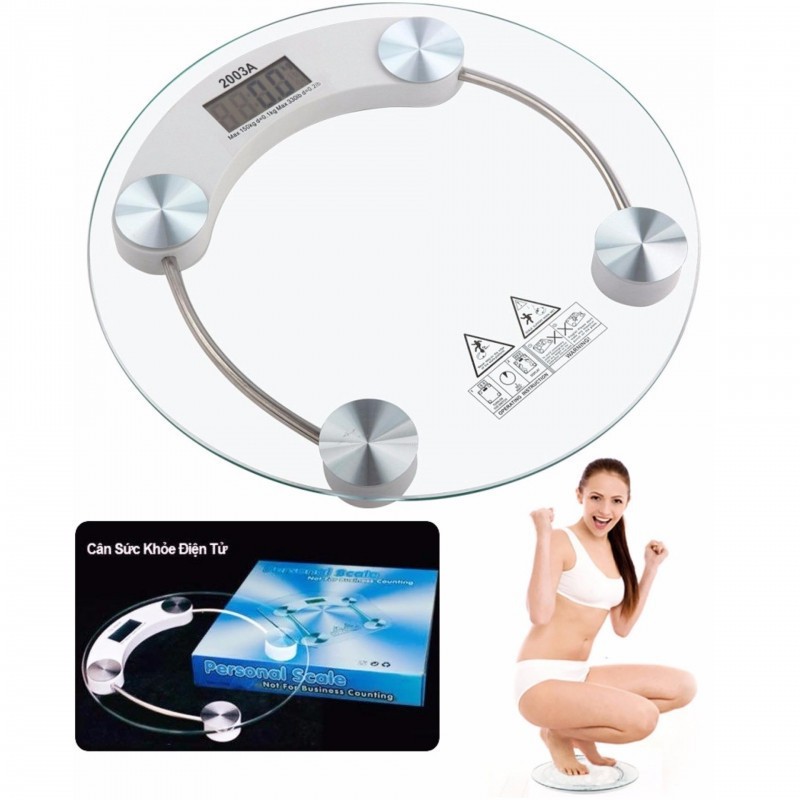 Cân điện tử chính xác, mặt kính cường lực chống xước