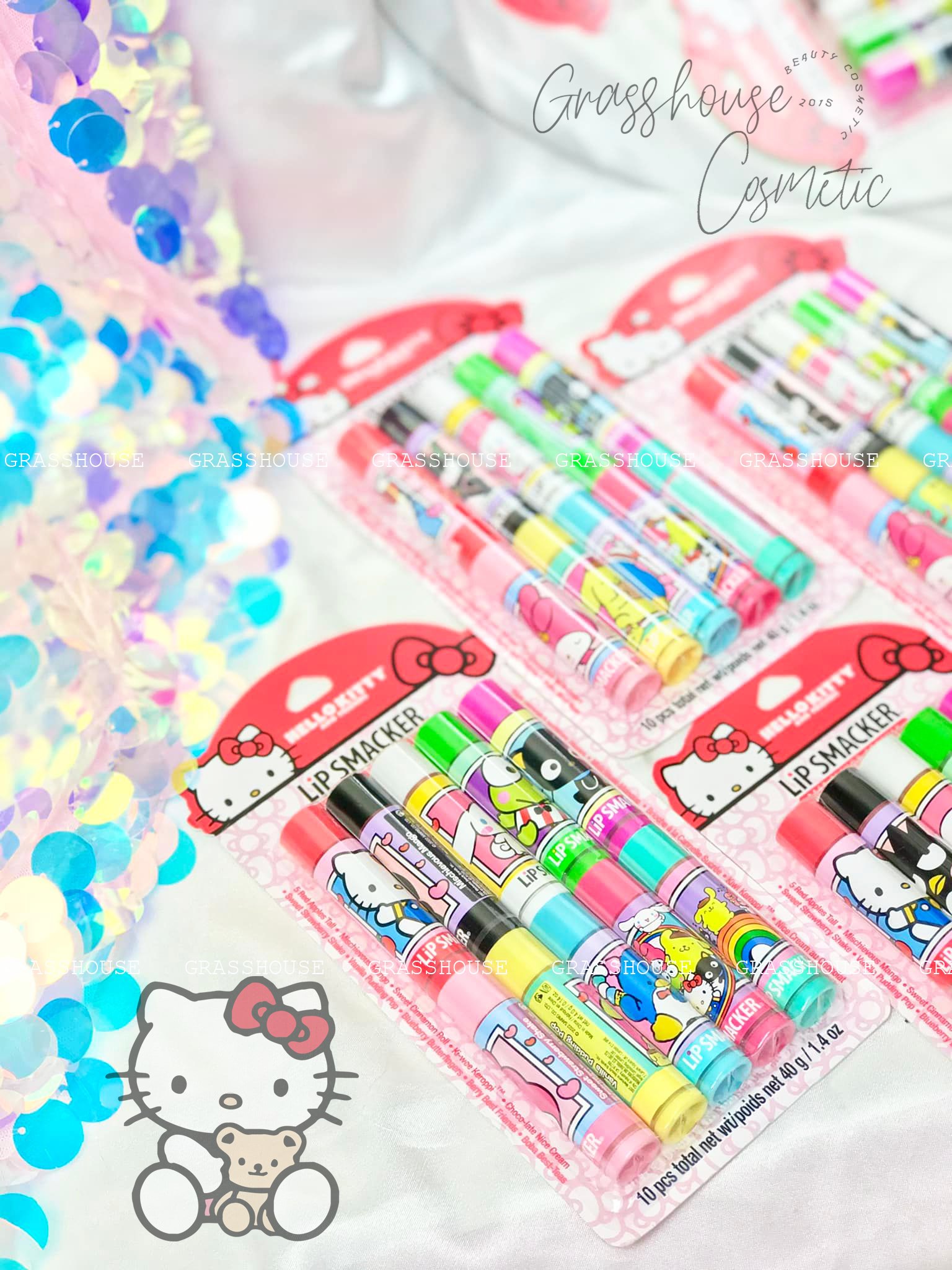 Son dưỡng môi lip smacker hello kitty hàng us có bill an toàn dánh cho trẻ em