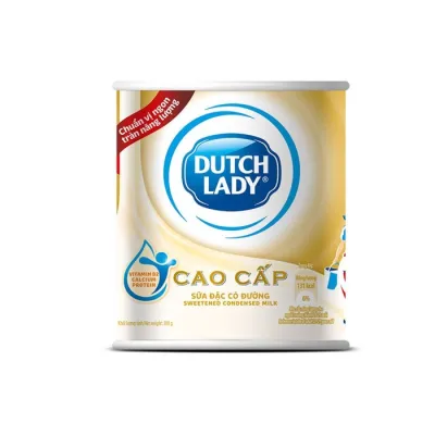 Combo 5 Lon Sữa đặc Dutch Lady Nguyên kem Cao cấp lon 380g vàng