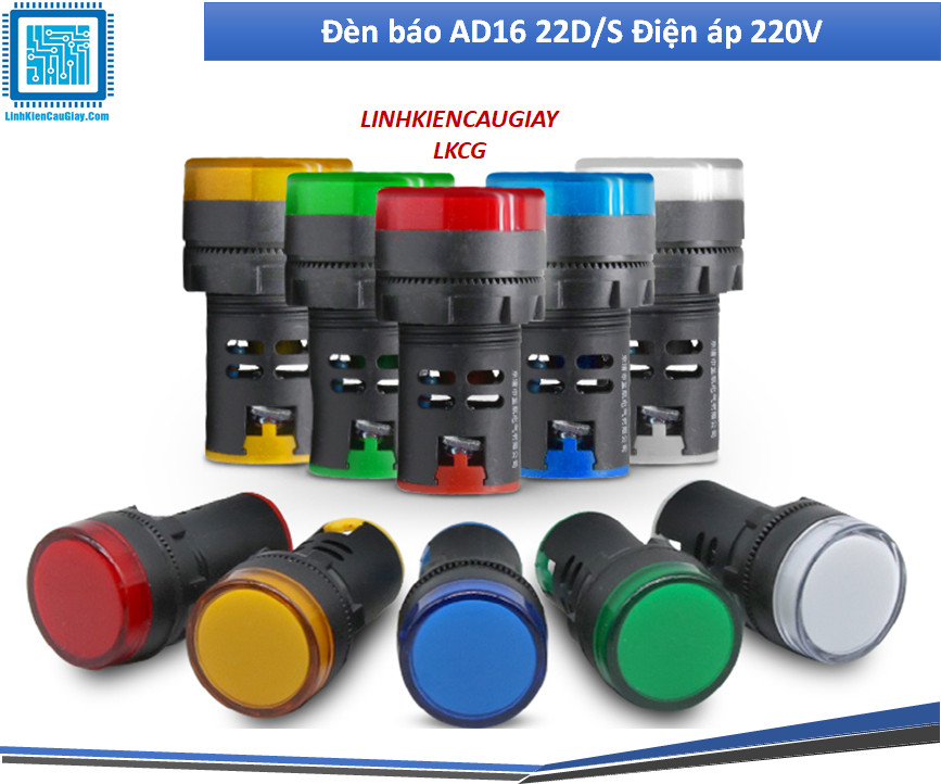 Đèn báo ad16 22d/s điện áp 220v