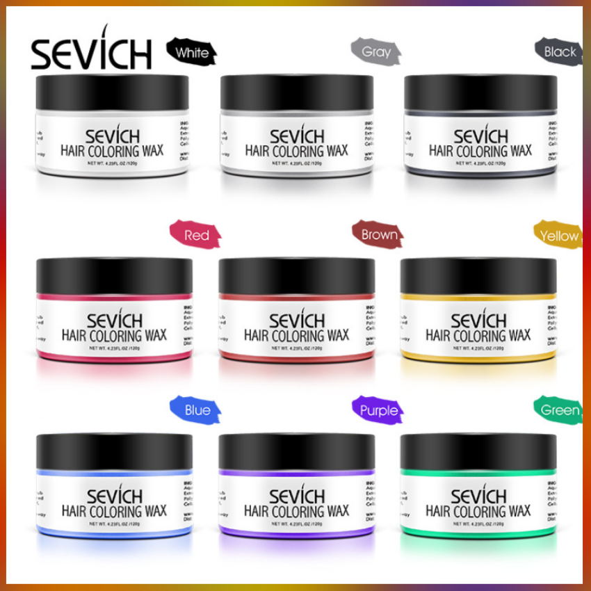 Sáp Vuốt Tóc SeVich Đổi Mầu Tóc Tạm Thời 09 Mầu Thời Trang Lựa Chọn