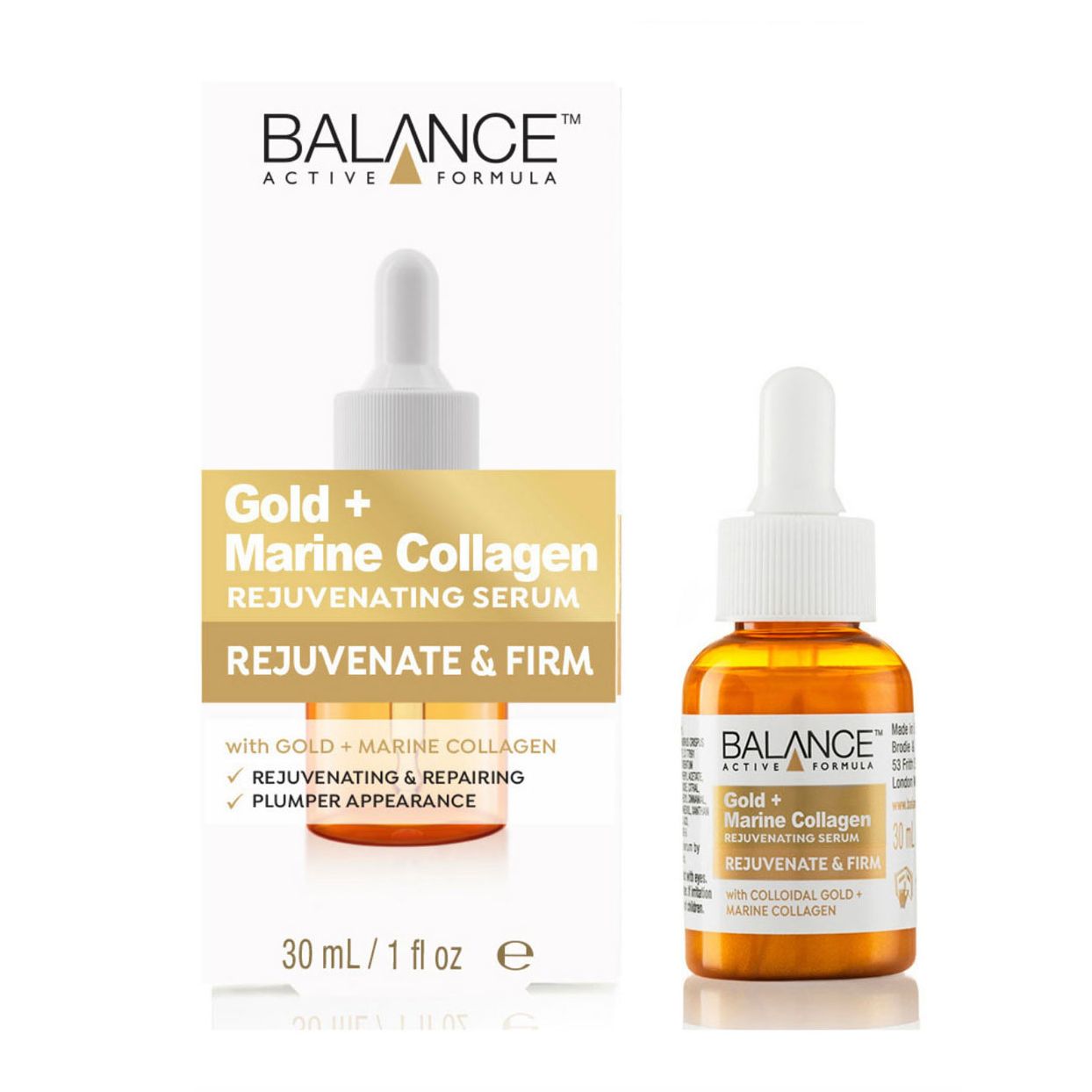 [HCM]Tinh Chất Chống Lão Hóa  Mờ Thâm Nám Balance Gold + Marine Collagen Serum 30ml