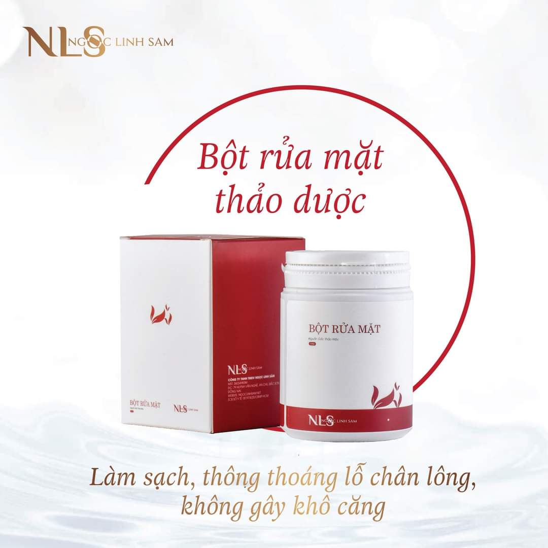 [HCM]BỘT RỬA MẶT THẢO DƯỢC NGỌC LINH SÂM (150gr) [CHÍNH HÃNG]