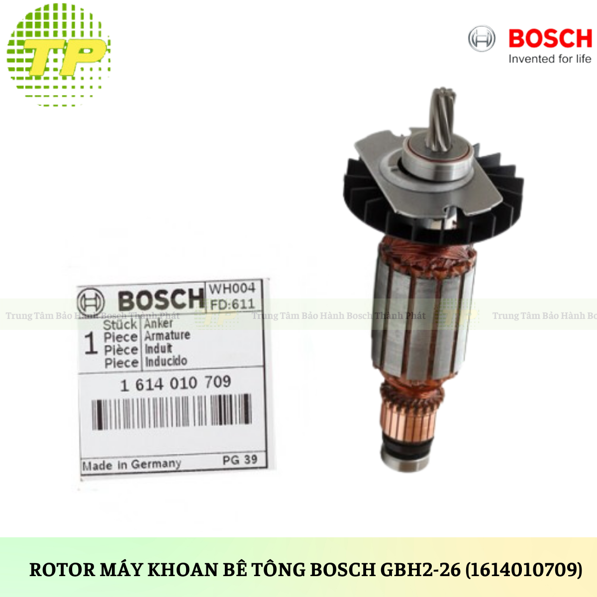 Rotor máy khoan BOSCH GBH2-26DRE/E/RE/DFR  (1619P00349)