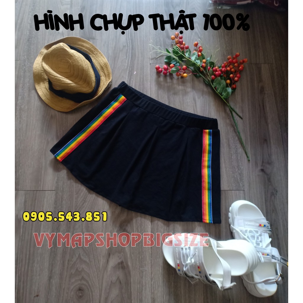 🔴váy quần bigsize cầu vồng 65-97kg🔴