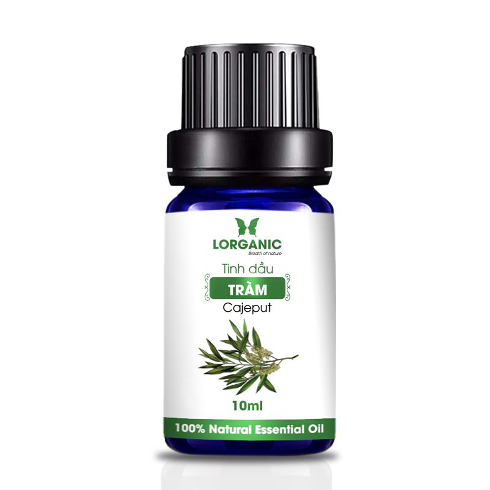 [HCM]Combo Tinh Dầu Sả Chanh Lorganic + Tràm Gió Lorganic (10ml / Chai)