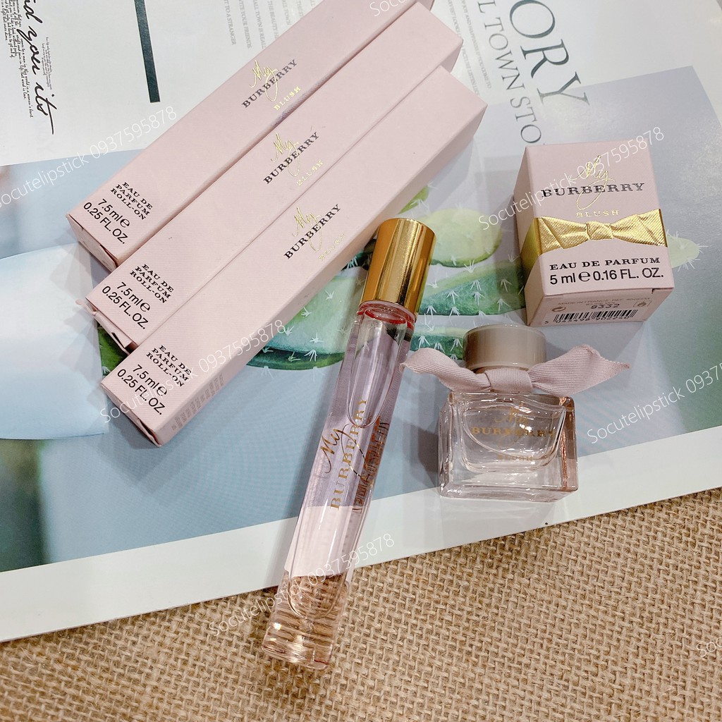 Nước hoa my buurberry blush edp 5ml - mẫu thử 10ml
