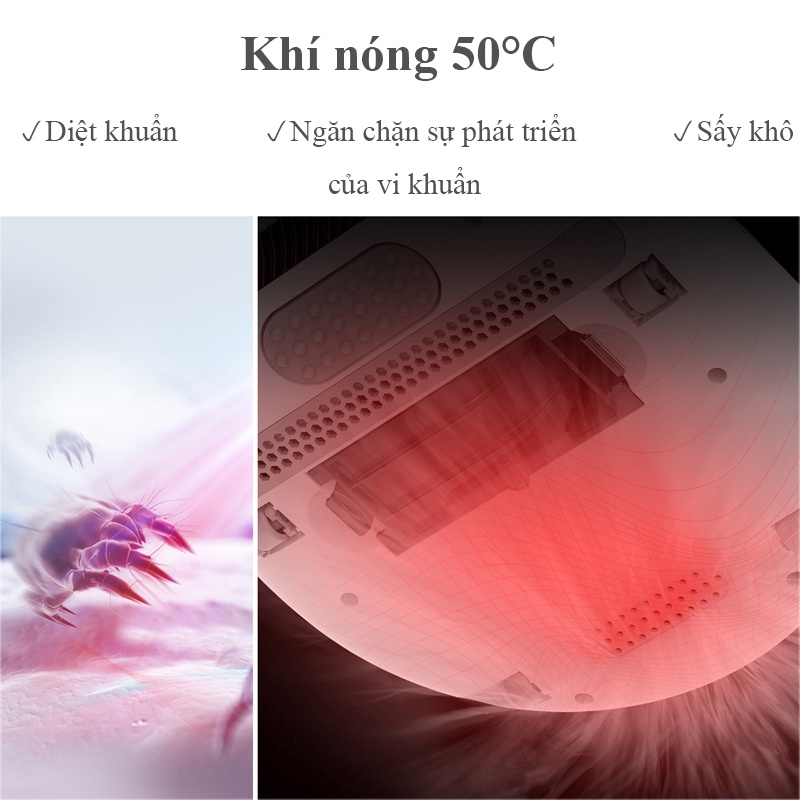 Máy Hút Bụi Giường Nệm  Diệt Khuẩn Deerma CM800
