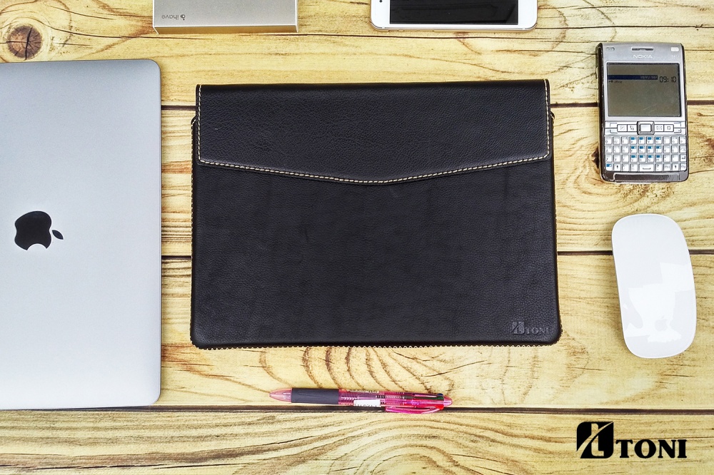 Bao da thật Surface Pro 3,4,5,6,7- Dell Xps 13" handmade TONI