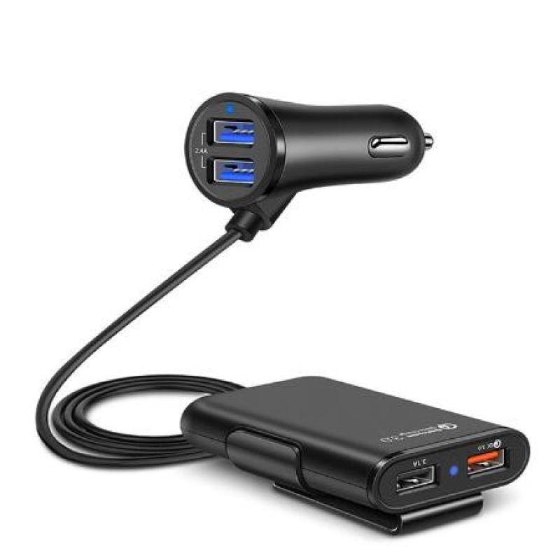 Tẩu Sạc Xe Hơi 4 cổng USB (Hỗ Trợ Sạc Nhanh) 7giftshop