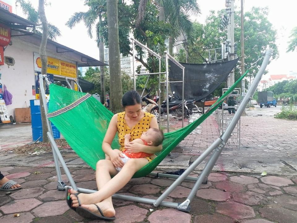 Võng Xếp Sài Gòn Võng Phi 32 (Size Lớn Tặng lưới 1.4kg )