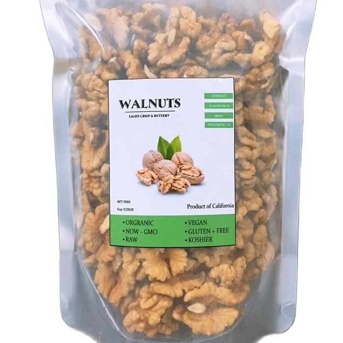 Nhân Quả Óc Chó vàng  - Nhập khẩu Mỹ - 500gr (Túi Ép Chân Không bảo quản tốt)