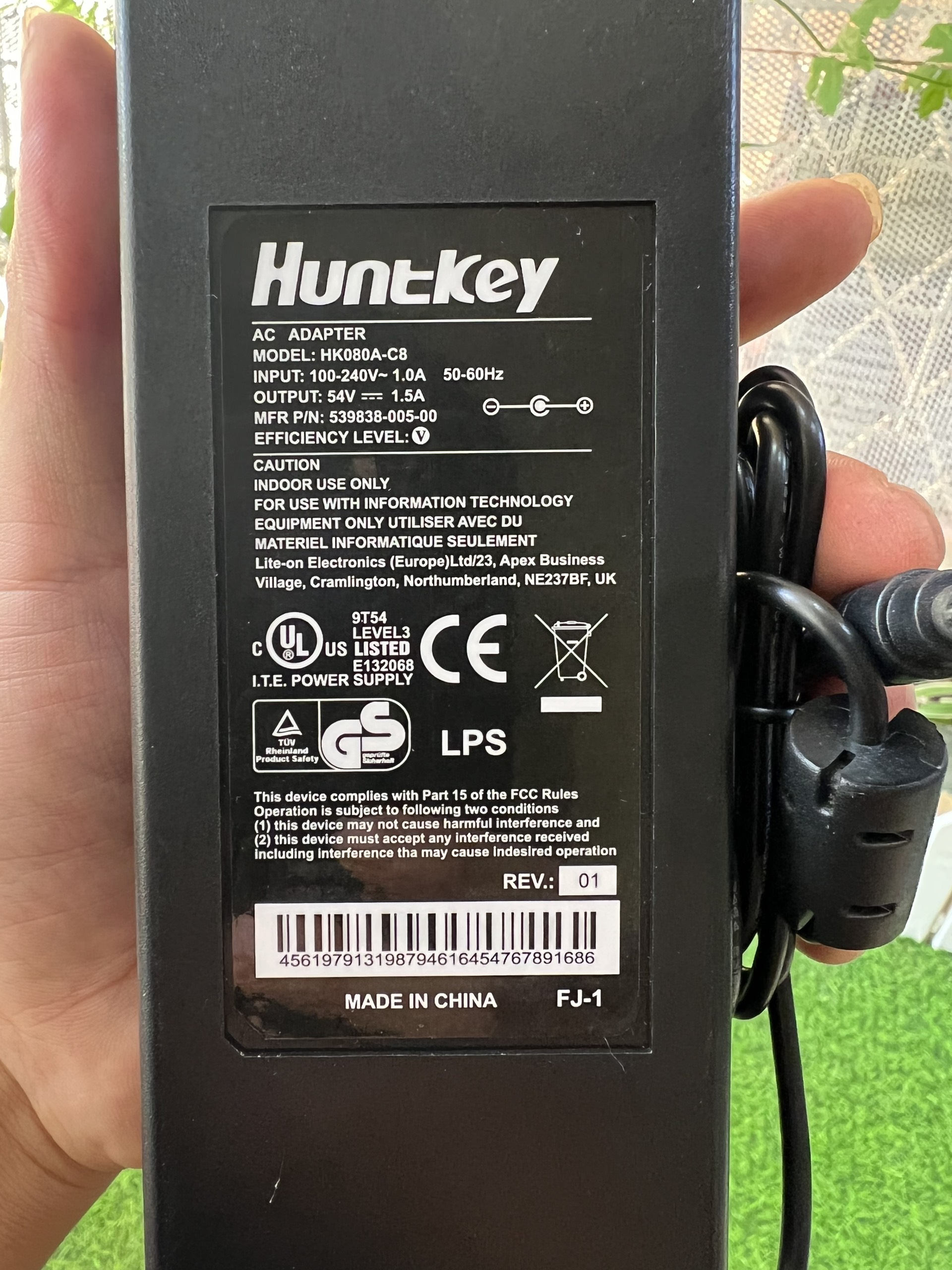 Bộ chuyển đổi điện 220v sang 54v 1.5a loại tốt