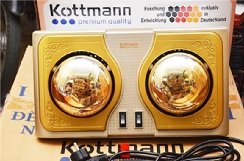 {Free Ship+Lắp Đặt } Đèn sưởi 2 bóng treo tường Kottmann – K2BH