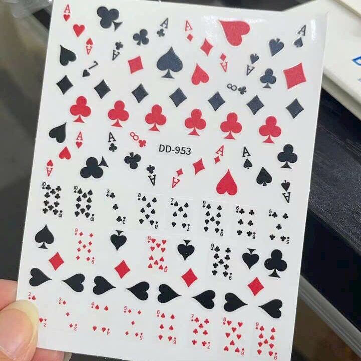 Sticker Tết ,Sticker Bài Dán Móng Nhiều Mẫu - TGN937