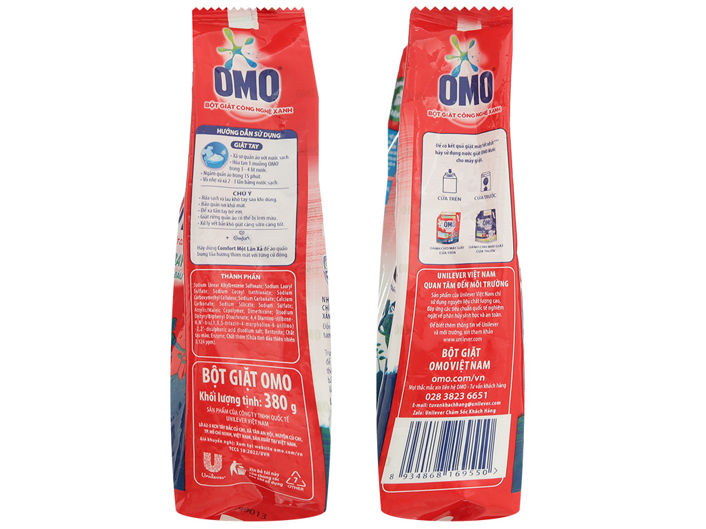 [Freeship] Bột Giặt Omo hệ bọt thông minh mới