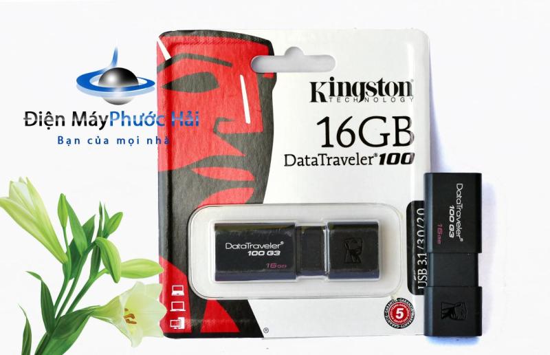 Bảng giá USB 3.0 16GB Kingston DT 100 G3 Phong Vũ