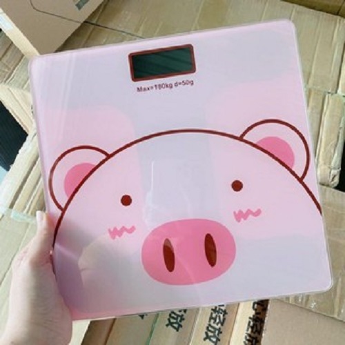Cân Điện Tử Mặt Kính Personal Scale, Cân Điện Tử Chăm Sóc Sức Khỏe Độ Bền Cao Chịu Lực Lên Tới 180kg, Độ Chính Xác Cao Tặng Kèm Pin Tiểu.