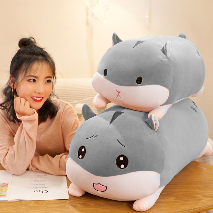 Gối ôm gấu bông hình chuột cute siêu mềm size bự 45cm TNB229 - Mẫu ngẫu nhiên