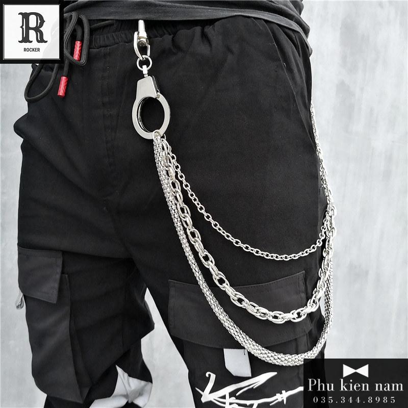 Xích quần Jeans – Chuỗi Triple Silver - Mã XQJ010