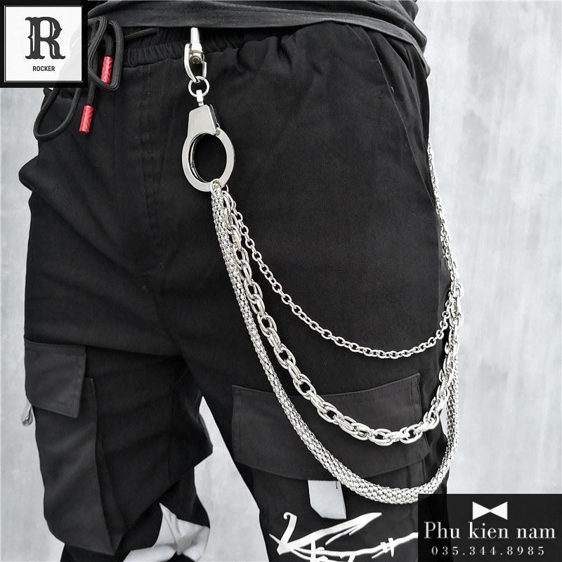 Xích quần Jeans – Chuỗi Triple Silver - Mã XQJ010