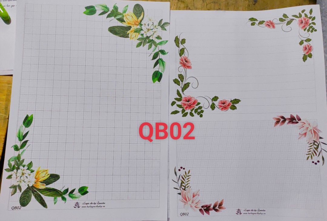 🍀 Combo 50 tờ giấy hoa (mẫu lộn xộn)