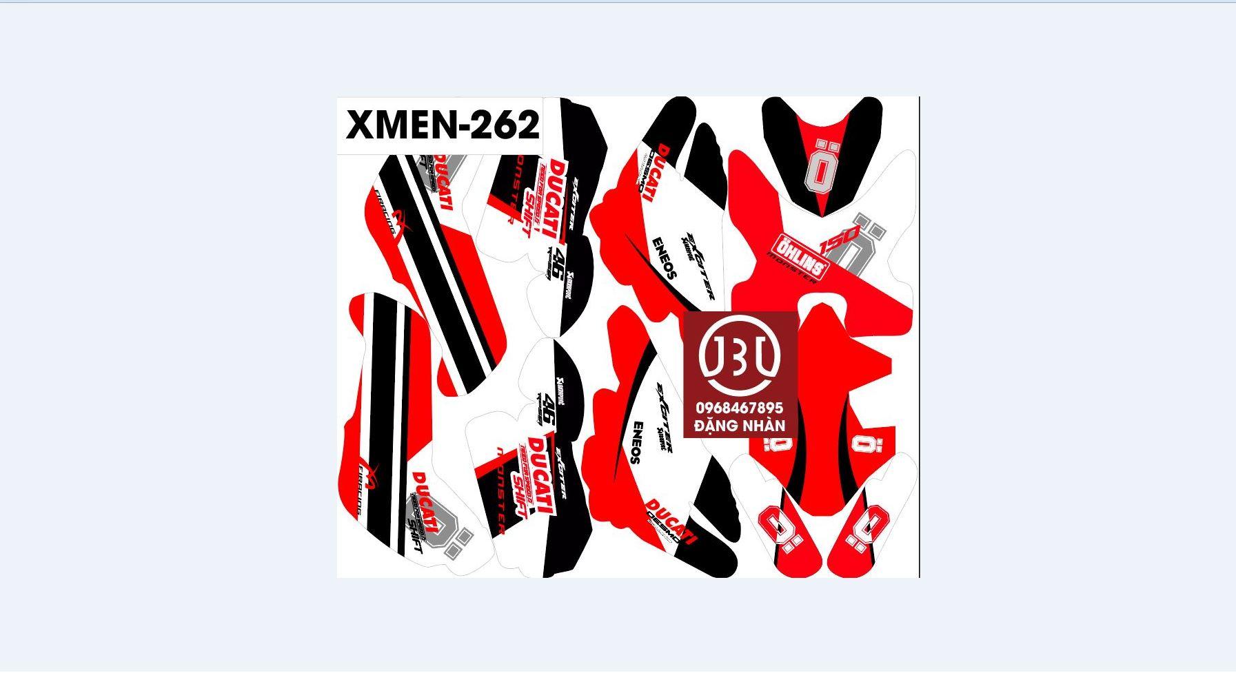 TEM TRÙM XE ĐIỆN XMEN 262