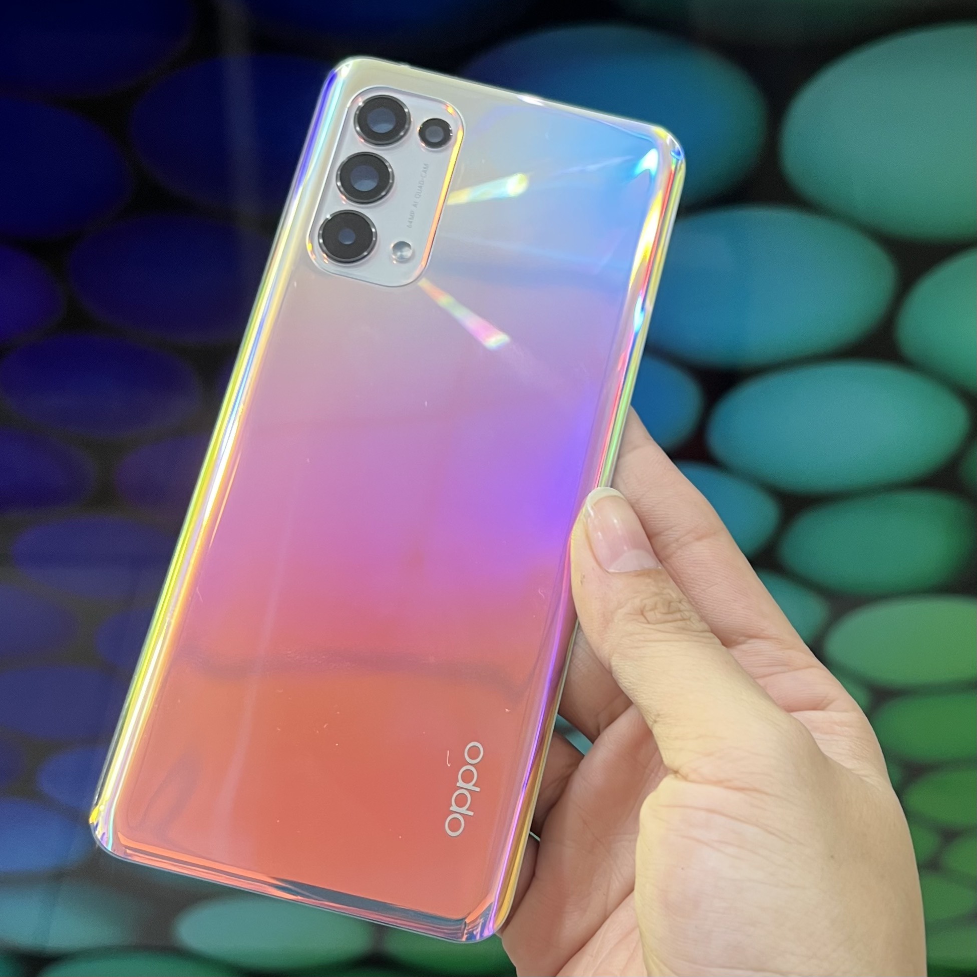 Nắp lưng Oppo Reno 5 zin ( kèm kính camera )