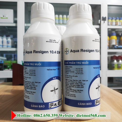 Thuốc diệt muỗi Aqua Resigen 10.4EW - (Chai 1 lít)