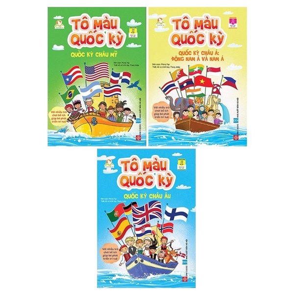 Fahasa - tô màu quốc kỳ