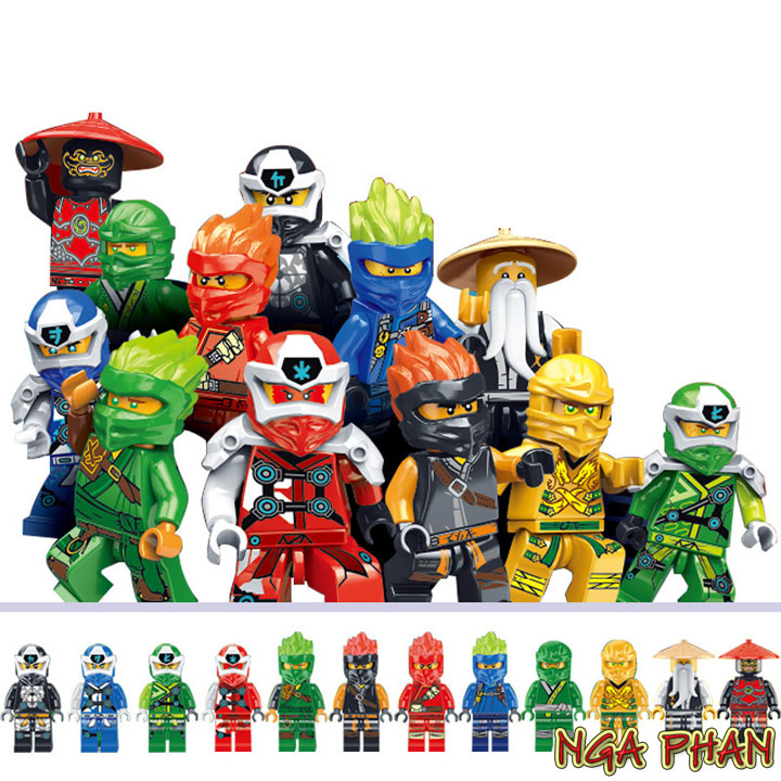 Bộ 12 Ninja Digital Ninjago Lego Đồ Chơi Xếp Hình Lắp Ráp