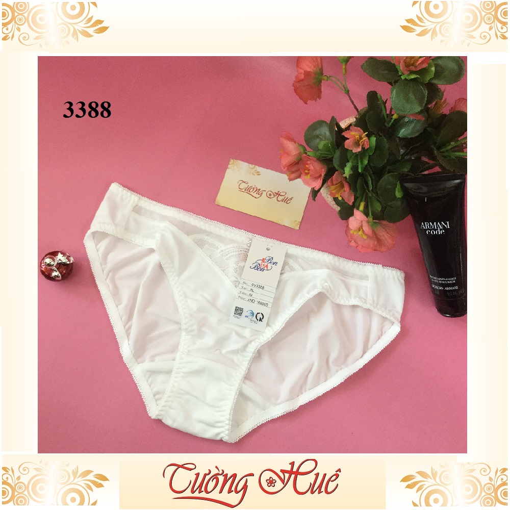 Quần lót nữ bonbon sv3388 phối ren lưới.
