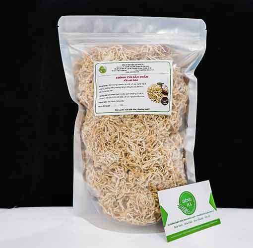 Củ cải sấy khô sợi nhỏ 1kg- ngon - sạch Hàng chuẩn công ty Cam kết chất lượng 1kg